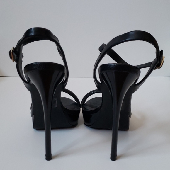 RIVER ISLAND BLACK HIGH HEEL US SIZE 6 - 6.5 - Picture 4 of 6